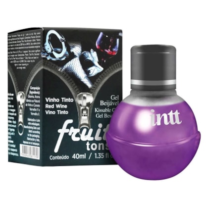 Intt Fruit Sexy - Gel Comestível Fruit Sexy | Sabor: Vinho Tinto