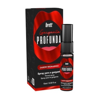 Intt - Spray Facilitar de Sexo Oral Garganta Profunda | Morango