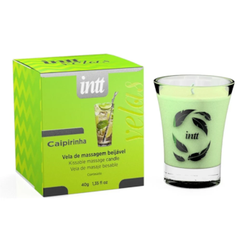 Intt - Vela para Massagem Beijável | Sabor: Caipirinha