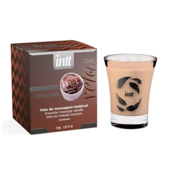 Intt - Vela para Massagem Beijável | Sabor: Chocolate