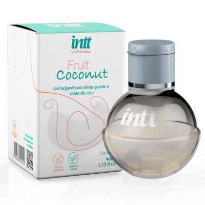 Intt - Wellness Fruit Coconut - Gel Beijável Com Efeito Quente Sabor: Coco