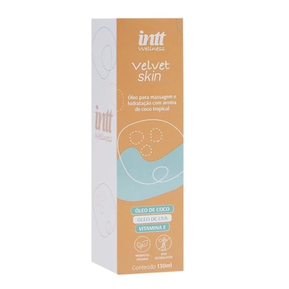 Intt Wellness Velvet Skin - Óleo para Massagem e Hidratação Com Aroma de Coco