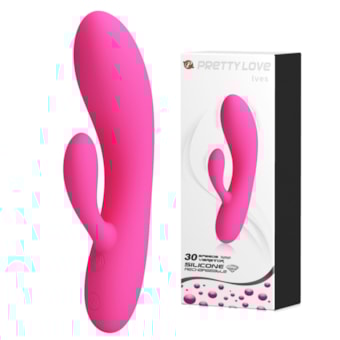 Ives - Vibrador Rabbit Com 2 Motores e 30 Funções de Vibração