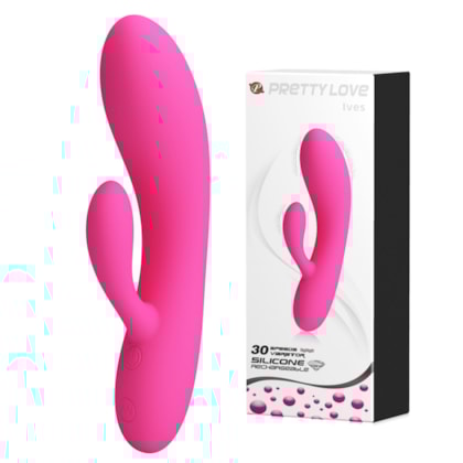 Ives - Vibrador Rabbit Com 2 Motores e 30 Funções de Vibração
