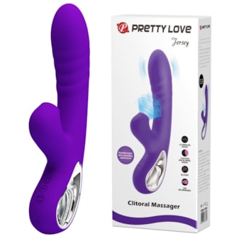 Jersey - Vibrador com 12 funções e Sugador de Clítoris com 4 Funções