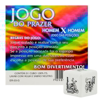 Jogo do Prazer - Dado Unitário de Posições Gay