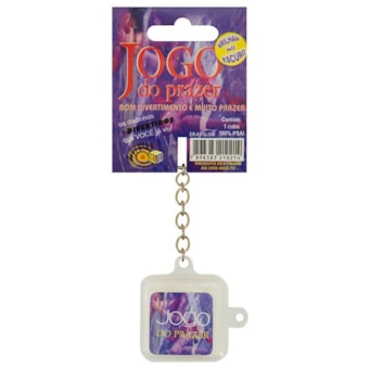 Jogo do Prazer Fosforescente - Dado Unitário Com Chaveiro de Posições Hétero