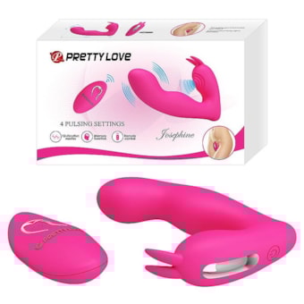 Josephine – Vibrador Duplo com 4 Modos de vibração no Clitóris e 12 Modos no Ponto G