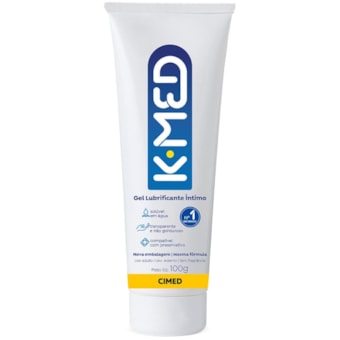 K-med - Gel Lubrificante Íntimo a Base de Água | 100 Gramas