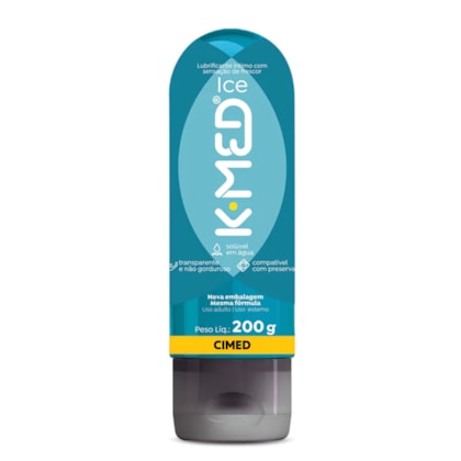 K-med Ice - Gel Lubrificante Íntimo Com Efeito Que Esfria