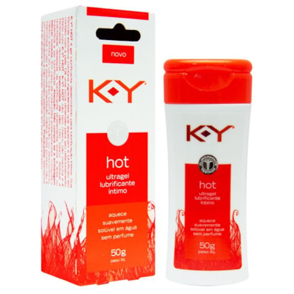 K-y Hot - Ultragel Lubrificante Íntimo a Base D'água Com Efeito Que Aquece