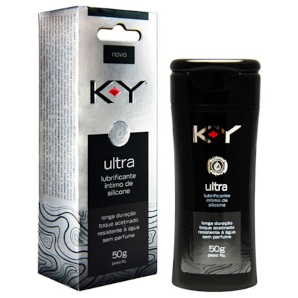 K-Y Ultra - Gel Lubrificante Íntimo a Base de Silicone | 50 Gramas