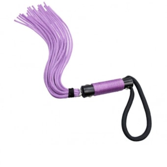 La Pimienta - Chicote de Corda Com 20 Tiras de 32cm - Roxo