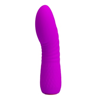 Leif - Vibrador Ponto G Com Relevos no Corpo e 12 Funções  de Vibração