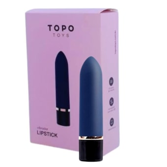 Lipstick - Vibrador Bullet Extra Forte com 10 Funções de Vibração