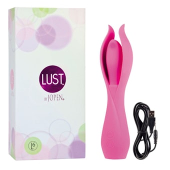 Lust By Jopen L6 - Vibrador Ponto G, Estimulador de Clítoris e Períneo Em Forma de Pétalas Com 10 Modos de Vibração
