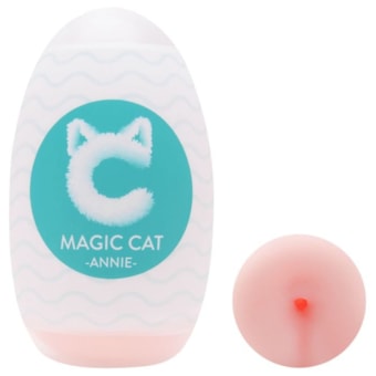 Magic Cat Annie - Masturbador Ovo em CyberSkin com Formato de Ânus