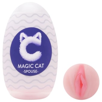 Magic Cat Spouse - Masturbador Ovo CyberSkin em Forma de Vagina 28 a 34 Anos