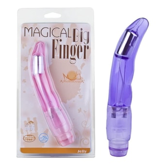 Magical Big Finger - Vibrador Multivelocidade do Ponto G em Jelly