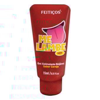 Me Lambe Hot - Gel Estimulante Beijável - Cereja