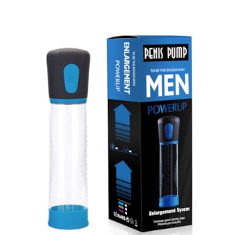 Men Powerup - Bomba Peniana Automática Com 3 Intensidades de Sucção