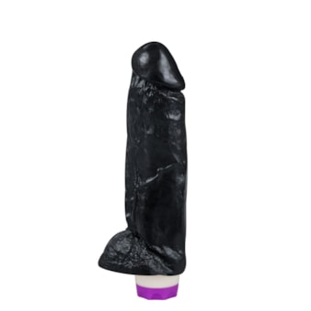 Mi Hombre - Pênis Maciço Realista com Escroto e Vibrador | 18x5cm
