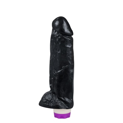 Mi Hombre - Pênis Maciço Realista com Escroto e Vibrador | 18x5cm
