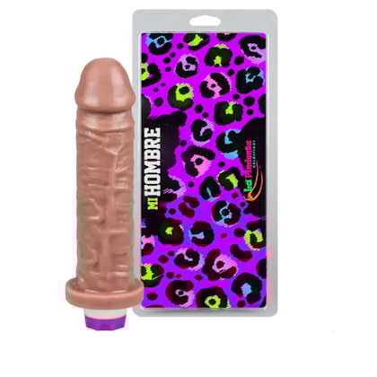 Mi Hombre - Pênis Maciço Realista com Vibrador | 17,5x4,3cm