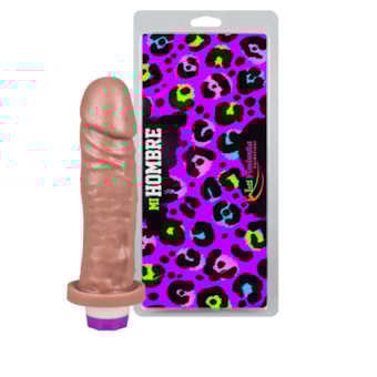 Mi Hombre - Pênis Maciço Realista com Vibrador | 17,5x4,5cm
