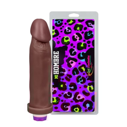 Mi Hombre - Pênis Maciço Realista com Vibrador | 20x4,7cm