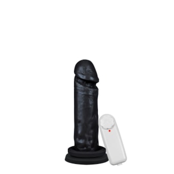 Mi Hombre - Pênis Maciço Realista Com Vibrador e Ventosa| 15,5x3,8cm