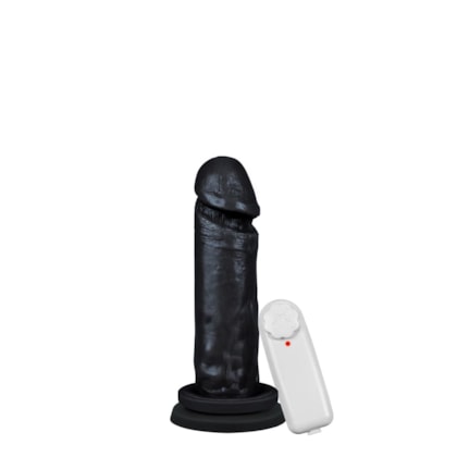 Mi Hombre - Pênis Maciço Realista Com Vibrador e Ventosa| 15,5x3,8cm