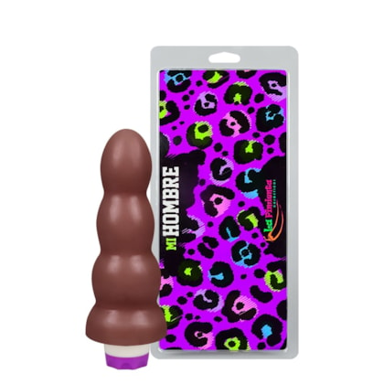 Mi Hombre - Plug Anal com Vibrador 16,5 x 4,5cm | Chocolate