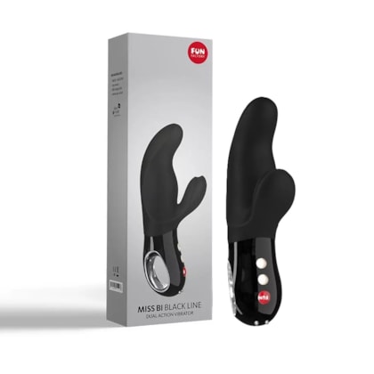 Miss Bi - Vibrador Rabbit de 2 Motores Com 7 Funções e 7 Velocidades em Cada à Prova D'água e Submersível