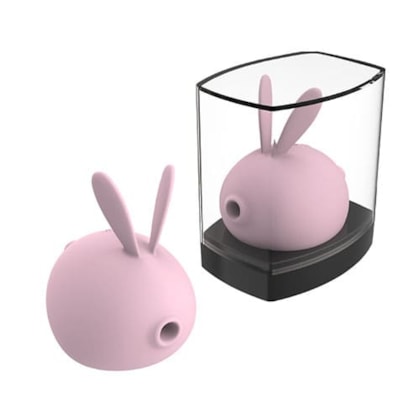 Miss KK - Vibrador Em Formato de Coelhinho Com 10 Modos de Vibração e 4 Ondas de Pressão (PRODUTO DE VITRINE)