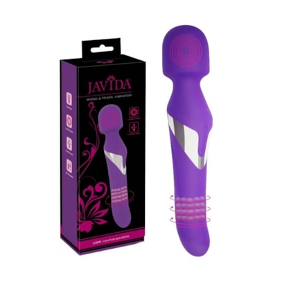 Mose - Vibrador Massageador Com 7 Modos de Vibração, e Pérolas com 3 Modos de Rotação