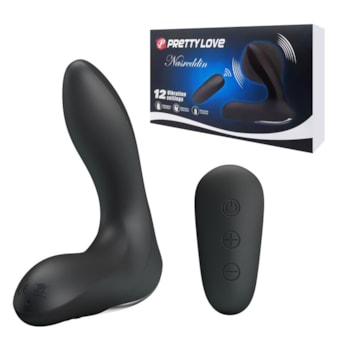 Nasreddin -  Massageador de Próstata e Períneo Inflável e 12 Modos de Vibração