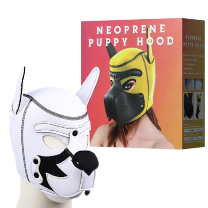 Neoprene Puppy Hood - Máscara de Cachorro Com Focinho Removivel