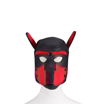 Neoprene Puppy Hood - Máscara de Cachorro Com Focinho Removivel | Tamanho: G