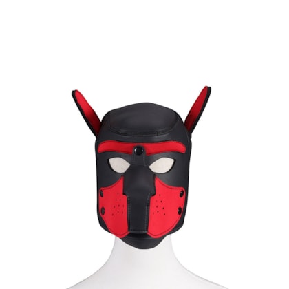Neoprene Puppy Hood - Máscara de Cachorro Com Focinho Removivel | Tamanho: G