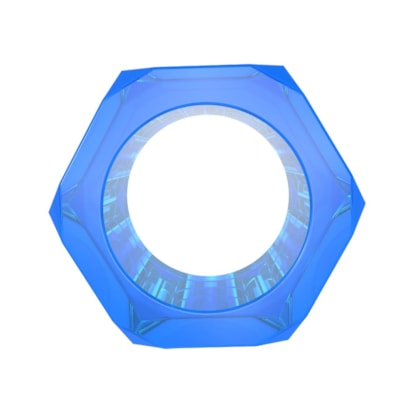 Nut Bolts Cock Ring - Anel Peniano Formato Hexagonal