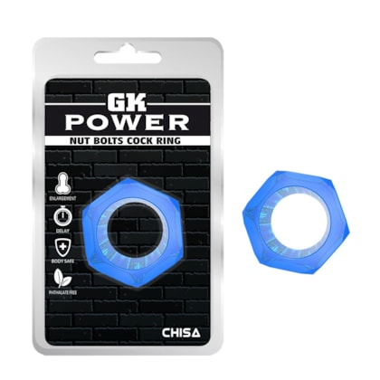 Nut Bolts Cock Ring - Anel Peniano Formato Hexagonal