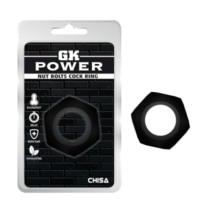 Nut Bolts Cock Ring - Anel Peniano Formato Hexagonal