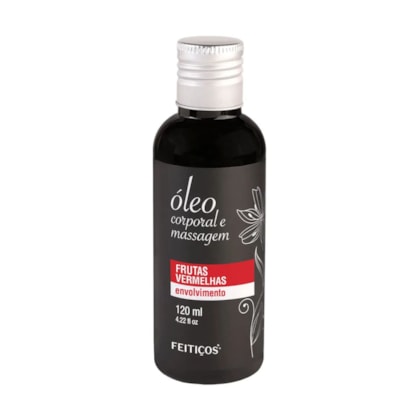 Óleo Corporal Para Massagem Com Alto Poder de Hidratação e Aroma Frutas Vermelhas Que Traz Benefícios do Envolvimento