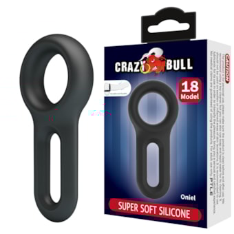 Oniel - Anel Duplo Para Pênis e Escroto em SIlicone Mega Macio