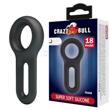 Oniel - Anel Duplo Para Pênis e Escroto em SIlicone Mega Macio