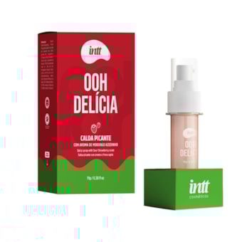 Ooh Delícia - Calda Picante Para o Sexo Oral Com Sabor De Morango Azedinho