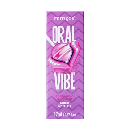 Oral Vibe Chiclete – Spray Para Garganta Profunda Com Sensações Vibrantes e Intensas