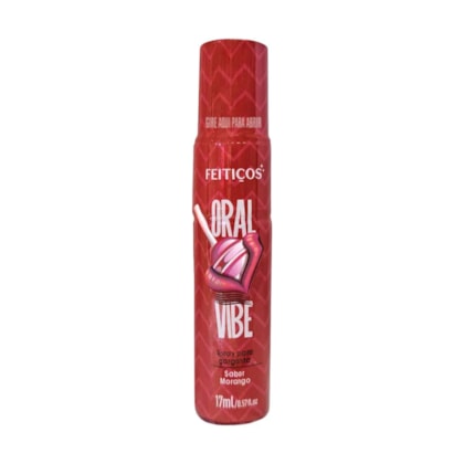Oral Vibe Morango – Spray Para Garganta Profunda Com Sensações Vibrantes e Intensas