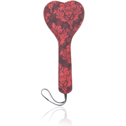 Palmatória de Luxo no Formato de Coração Com Texturas em Tecido | 28,5cm